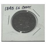 1843 LARGE CENT