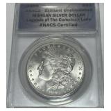1896 BRILLIANT UNCIRCULATED MORGAN SILVER DOLLAR
