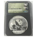 2016 PANDA MS70 30GRS 999 SILVER