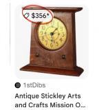 15 - STICKLEY MANTLE CLOCK