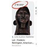 11 - REMINGTON BRONZE "THE SAVAGE" SCULPTURE