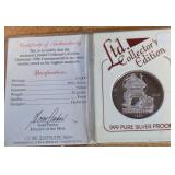 20 GRAMS .999 PURE SILVER PROOF (924 N)