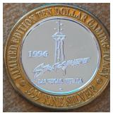 STRATOSPHERE -  $10 .999 FINE SILVER TOKEN (62)