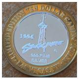 STRATOSPHERE -  $10 .999 FINE SILVER TOKEN (61)
