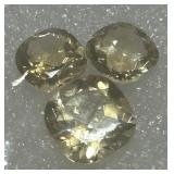 14.40CT SPECIAL CUT CITRINE 3 STONE SET
