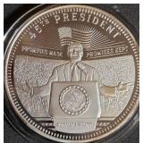 DONALD TRUMP - ONE OUNCE .999 FINE SILVER (7)