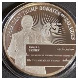DONALD TRUMP - ONE OUNCE .999 FINE SILVER (8)