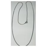 STERLING SILVER 22" CHAIN 7.4 GRS