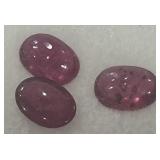 2.83CT CABOCHON RUBY GEMSTONES