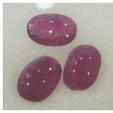 2.82CT CABOCHON RUBY GEMSTONES