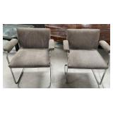 696 - PAIR OF MATCHING STENDIG ARM CHAIRS (B)