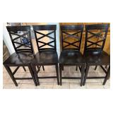 15 - FOUR MATCHING CHAIRS