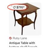 11 - VINTAGE SIDE/ ACCENT TABLE
