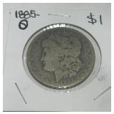 1885-O MORGAN SILVER DOLLAR