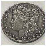 1881 MORGAN SILVER DOLLAR