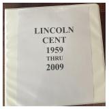 LINCOLN CENTS FOLDER 23 PAGES