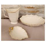 11 - LENOX PITCHER, LEAF DISH & CANDY DISH (M97)
