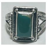 STERLING SILVER RING 4.1 GRS