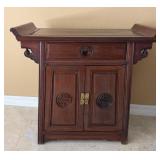 11 - VINTAGE CHINESE CARVED ALTAR-STYLE CABINET