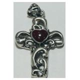 STERLING SILVER CROSS 7.7 GRS