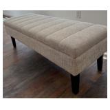 15 - UPHOLSTERED STORAGE BENCH