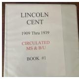 LINCOLN CENT FOLDER 18 PAGES