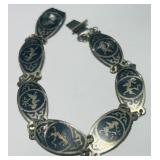 STERLING SILVER VINTAGE BRACELET 8.2 GRS