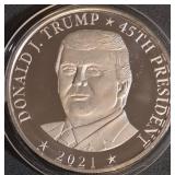 DONALD TRUMP - ONE OUNCE .999 FINE SILVER (11)