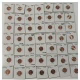 COLLECTION OF LINCOLN CENTS