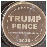 DONALD TRUMP - ONE OUNCE .999 FINE SILVER (6)