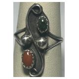 STERLING SILVER RING 2.6 GRS