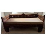 14 - CARVED INDIA-INSPIRED DAYBED