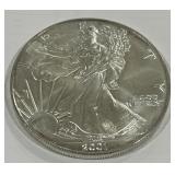 2001 1oz  AMERICAN EAGLE SILVER DOLLAR