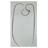 STERLING SILVER 18" CHAIN 8.2 GRS