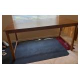 11 - WOOD CONSOLE TABLE WITH DROP LEAF