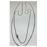 STERLING SILVER 35" CHAIN 13.5GRS