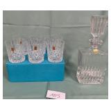 11 - CRYSTAL GLASSWARE & DECANTER (M15)