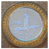 STRATOSPHERE -  $10 .999 FINE SILVER TOKEN (63)