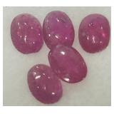 2.82CT CABOCHON RUBY GEMSTONES