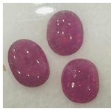 3.33CT CABOCHON RUBY GEMSTONES