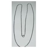 STERLING SILVER 24" CHAIN 5.4 GRS