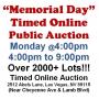 Mon@12pm - HUGE 2000 Lot "Memorial Day" Online Auction 5/25