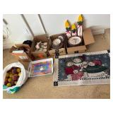 J4 - LOT OF HOLIDAY DISHES & DECORATIONS (G15)