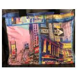 J4 - TIMES SQUARE PRINT TOTE BAG (M26)