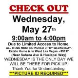 AUCTION PICK UP DAY & HOURS