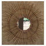 J4 - SUN BURST DECORATIVE MIRROR 36'DIA (Y3)
