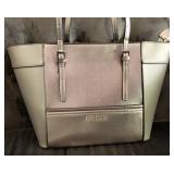J4 - GUESS DELANEY ROSE GOLD SHADE TOTE BAG