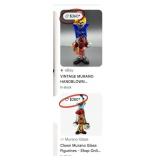 J4 - ART GLASS CLOWN FIGURINE 10.5'T (L15)
