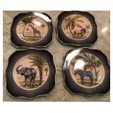 J4 - FOUR GODINGER LIMOGES PLATES (L33)