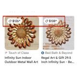 J4 - PATIO WALL FLORAL DECOR
